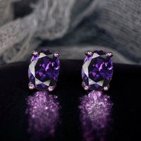 Women's Business-Style Zircon Earrings | Silver Fox Sales