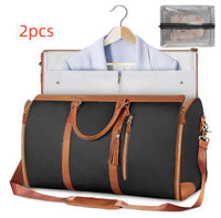 Large Capacity Travel Duffle Bag Women's Handbag Folding Suit Bag Waterproof Clothes Totes | Silver Fox Sales