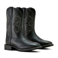 Ariat Mens Western Big Rig Wide Square Toe Cowboy Boot – Comfortable Durable Leather Work Boot