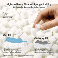 Large Thick Scratch-Resistant Spine Protection Dog Cushion Bed