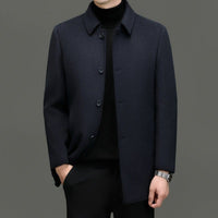 Detachable-lining Casual Wool Coat | Silver Fox Sales