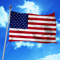 4X6FT Polyester American Flag 120cmX180cm USA Flag Outdoor Yard Decor Stars Brass Grommets | Silver Fox Sales