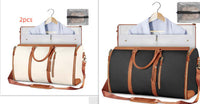 Large Capacity Travel Duffle Bag Women's Handbag Folding Suit Bag Waterproof Clothes Totes | Silver Fox Sales