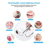 Premium 1Pcs/3Pcs Metal Tongue Scraper Cleaner for Adults & Kids, Portable Stainless Steel Tongue Scrapers Brushes for Removing