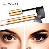 3D Mascara Lengthening Black Lash Eyelash Extension Eye Lashes Brush Beauty Makeup Long-Wearing Gold Color Mascara