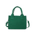 Stylish pu leather crossbody bag in green, featuring a chic design and durable craftsmanship.