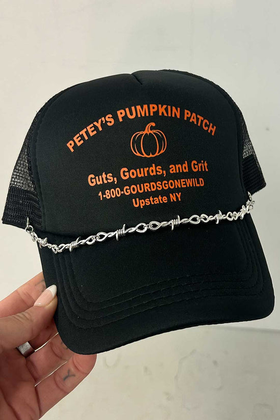 Barbed Wire Hat Chain (no hat included)