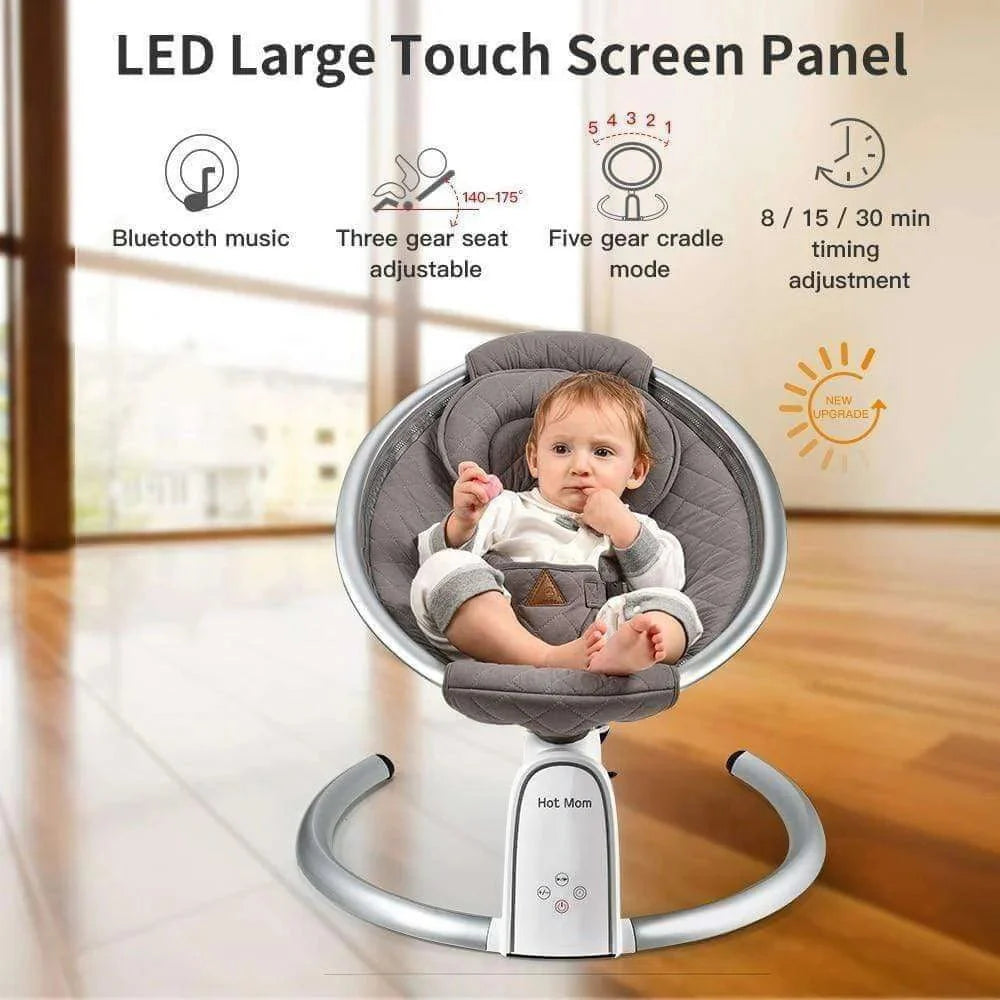Hotmom™ Bluetooth Baby Rocker | Electric Baby Bouncer for Infant