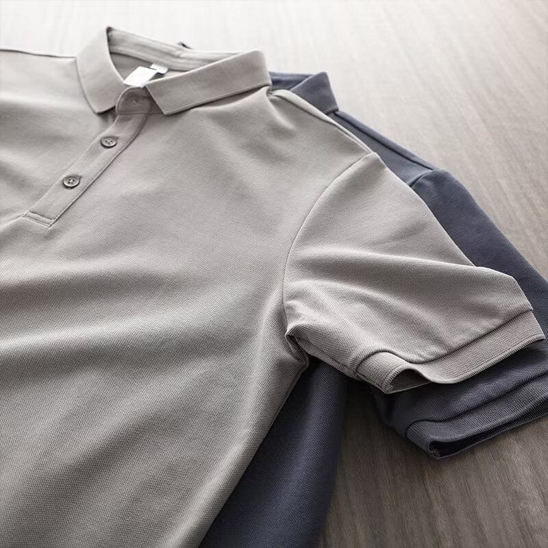 Mens Clothing Lapel Half-sleeve