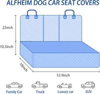BESULEN dog car seat cover installed in a back seat
