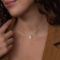 Letter Birthstone Luxury Necklace | Silver Fox Sales