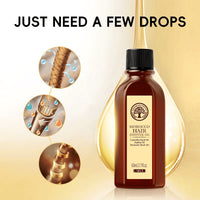 Morocco Hair Essential Oil 60Ml Repair Damaged Hair anti Frizz Nourishing Smoothing Argan Oil for All Hair Types