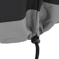 40 In. Gray/Black round 2-Tone Outdoor Fire Pit Cover