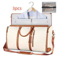 Large Capacity Travel Duffle Bag Women's Handbag Folding Suit Bag Waterproof Clothes Totes | Silver Fox Sales