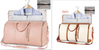 Large Capacity Travel Duffle Bag Women's Handbag Folding Suit Bag Waterproof Clothes Totes | Silver Fox Sales