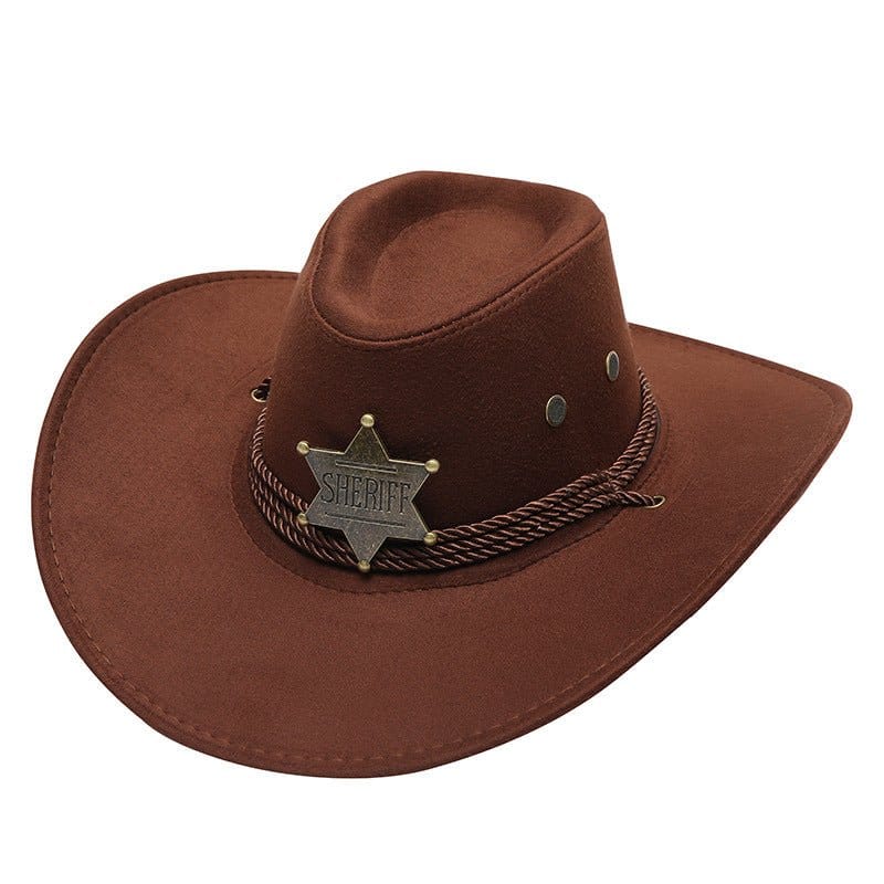 Women's Feather Trim Cowboy Hat | Silver Fox Sales