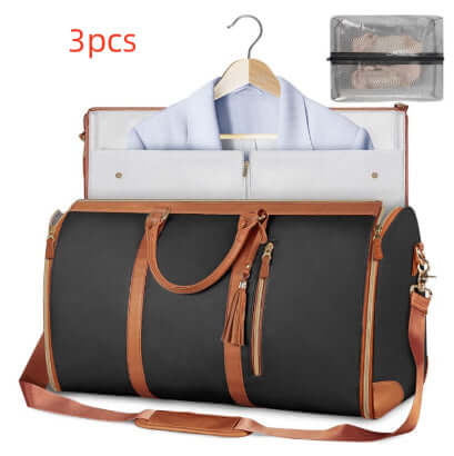 Large Capacity Travel Duffle Bag Women's Handbag Folding Suit Bag Waterproof Clothes Totes | Silver Fox Sales