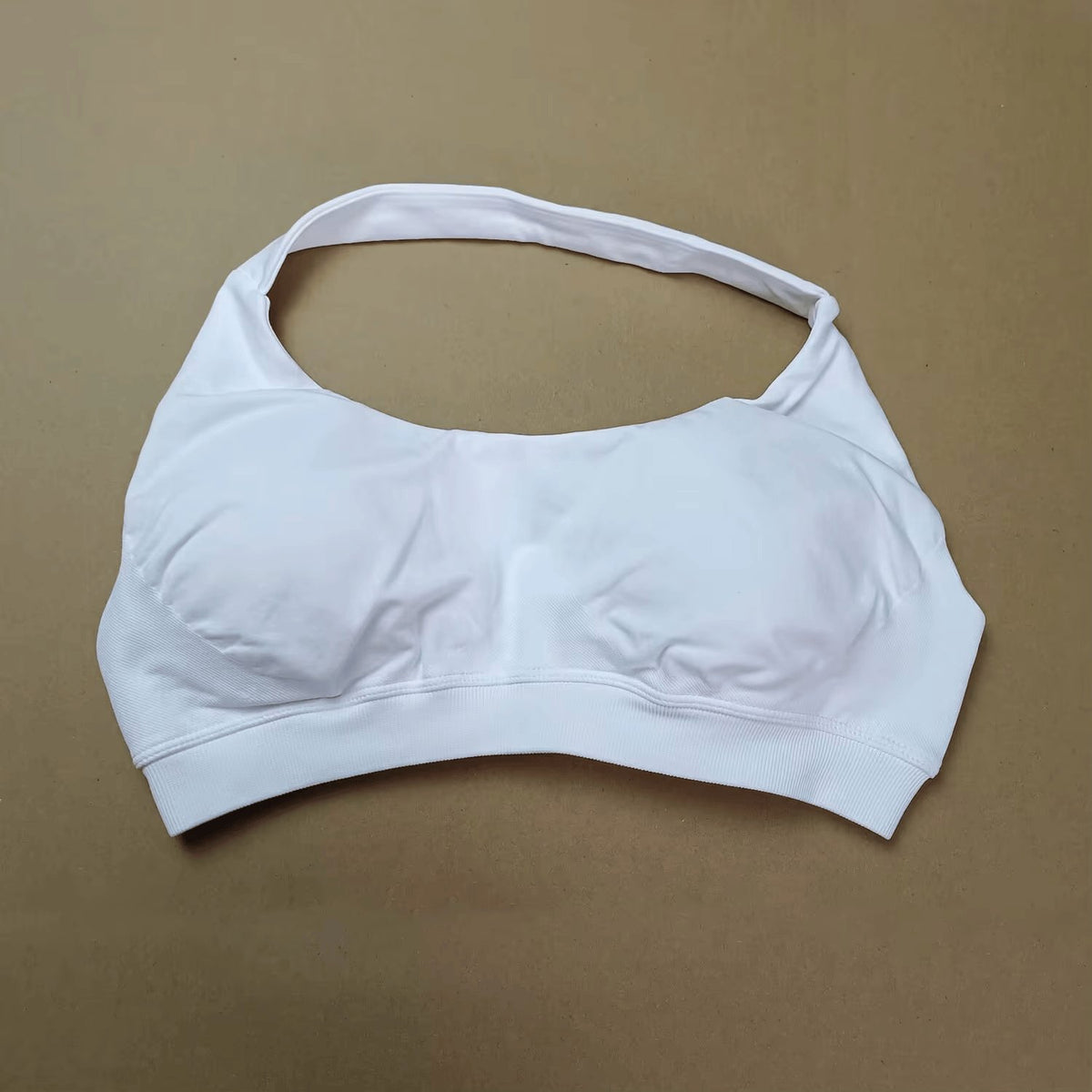 Impact Sports Bra Women Seamless Halter Top High Support Push-Up Open Back Gym Wear Fitness Yoga Workout Underwear