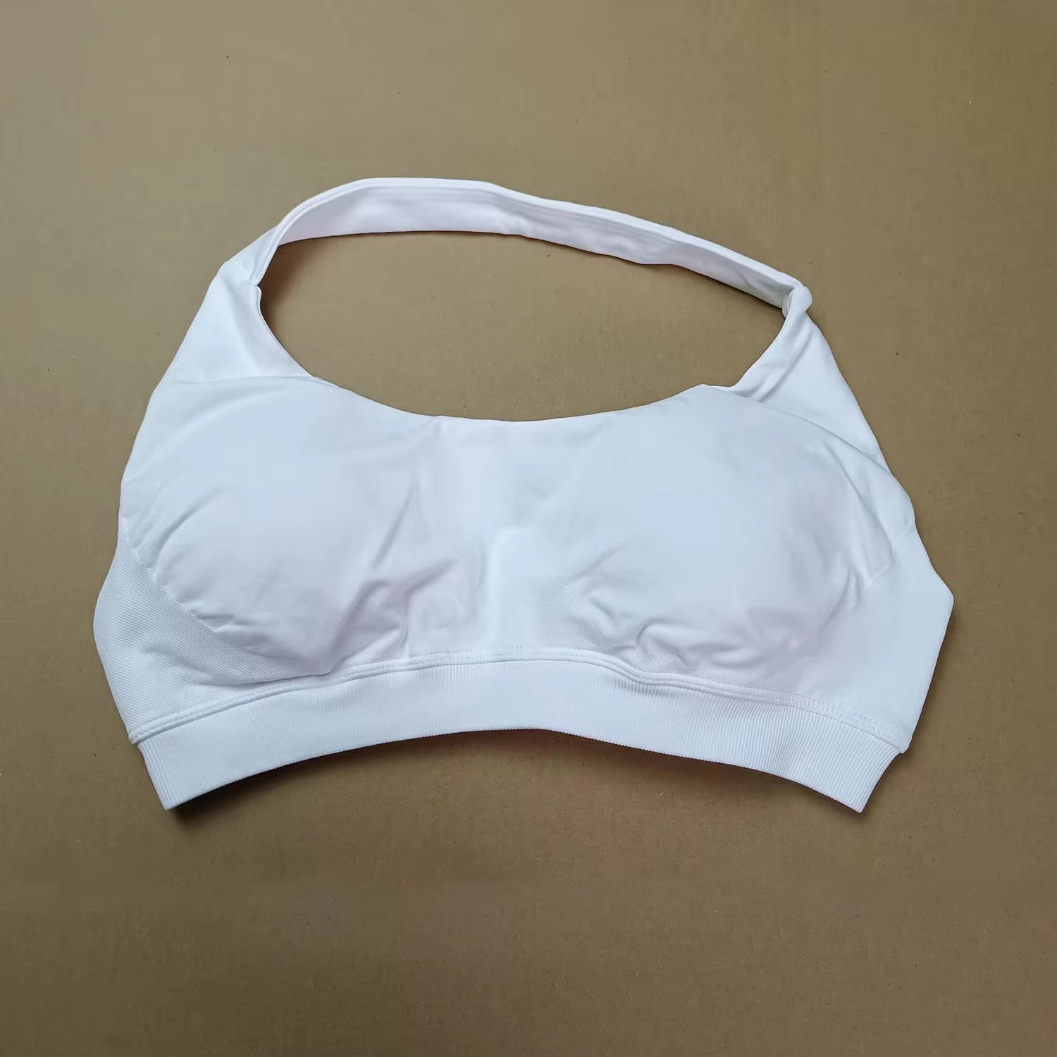 Impact Sports Bra Women Seamless Halter Top High Support Push-Up Open Back Gym Wear Fitness Yoga Workout Underwear
