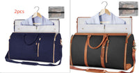 Large Capacity Travel Duffle Bag Women's Handbag Folding Suit Bag Waterproof Clothes Totes | Silver Fox Sales