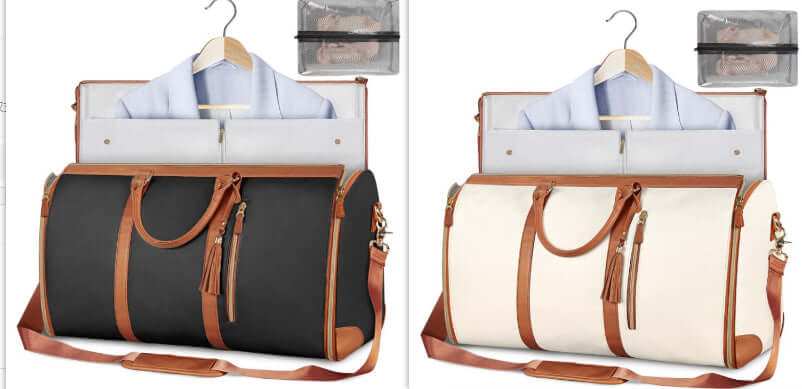 Large Capacity Travel Duffle Bag Women's Handbag Folding Suit Bag Waterproof Clothes Totes | Silver Fox Sales
