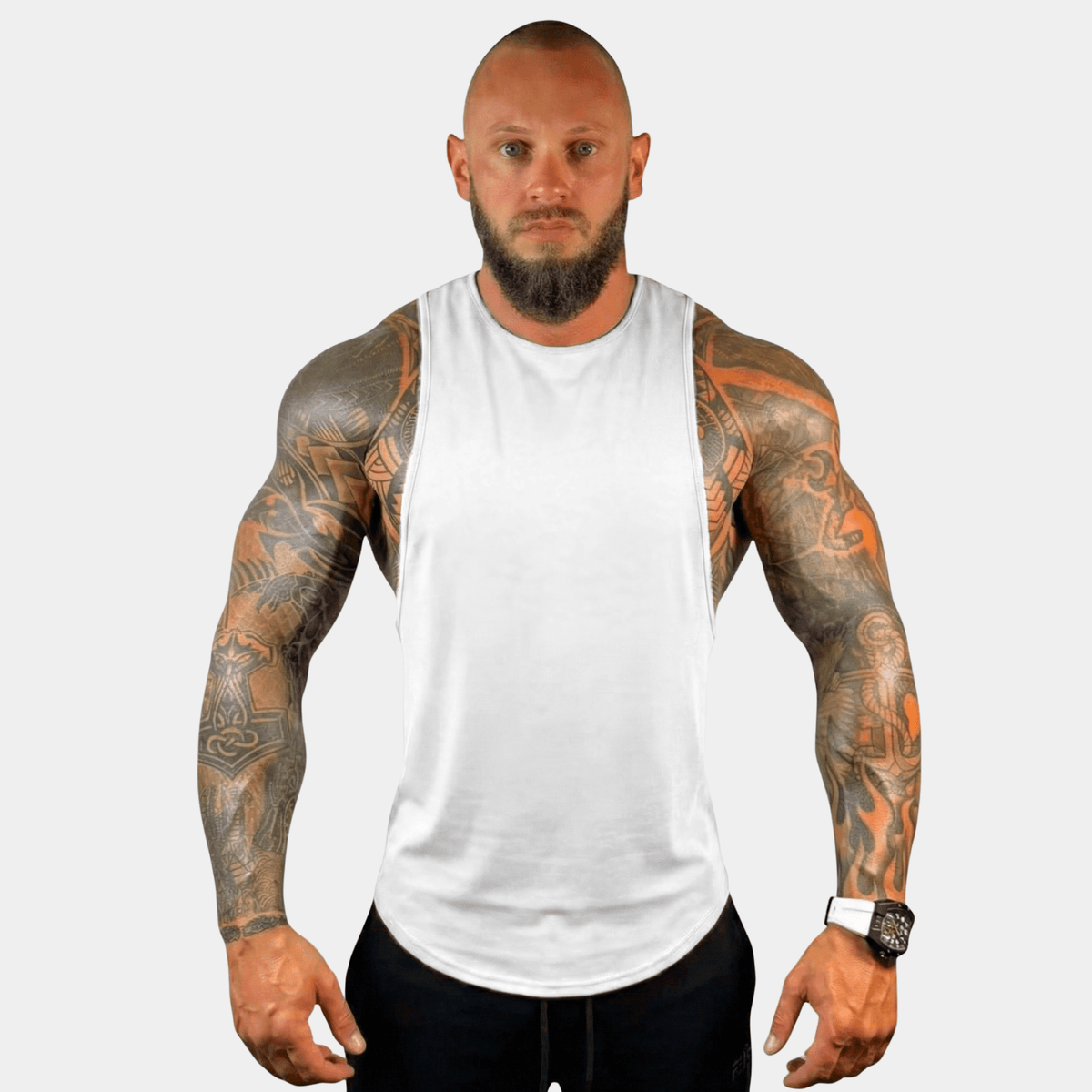Men's Drop Arm Tank Top – Made in USA by Physique Bodyware