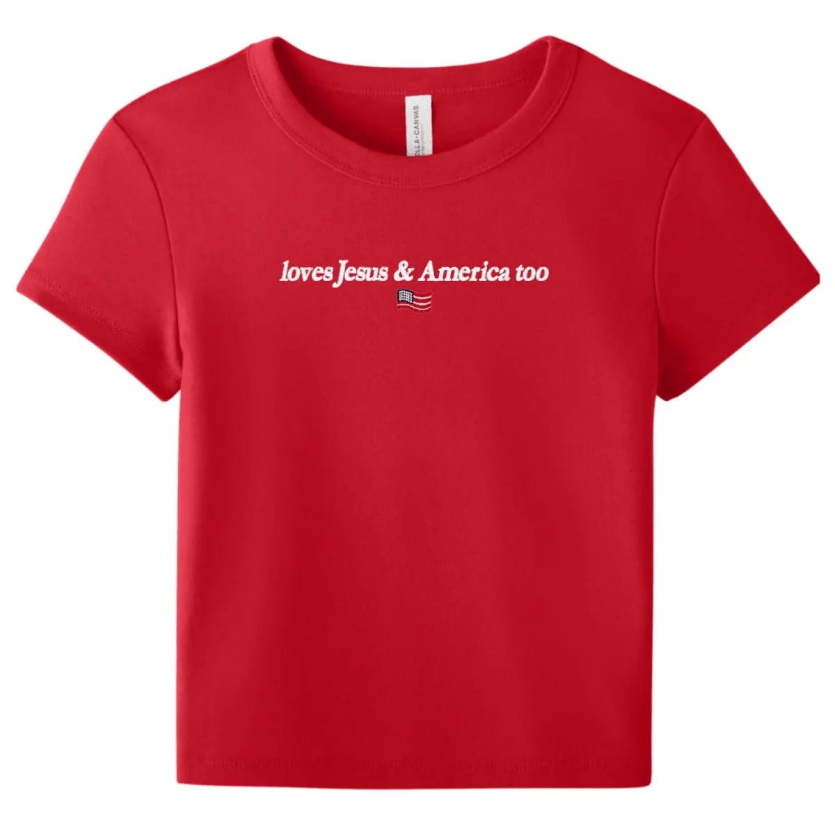 Faith & Freedom Baby Tee - Women&