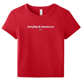 Faith & Freedom Baby Tee - Women&