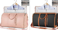 Large Capacity Travel Duffle Bag Women's Handbag Folding Suit Bag Waterproof Clothes Totes | Silver Fox Sales