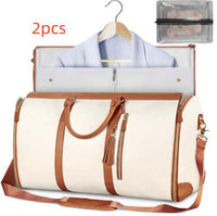 Large Capacity Travel Duffle Bag Women's Handbag Folding Suit Bag Waterproof Clothes Totes | Silver Fox Sales