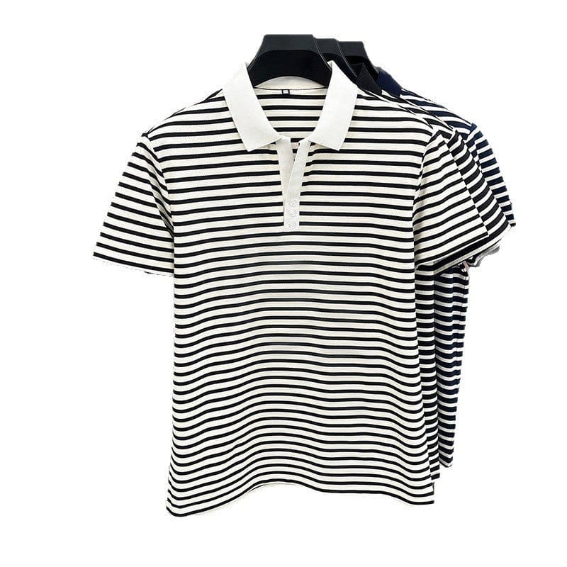 Harajuku Half-Sleeve Striped Top | Silver Fox Sales