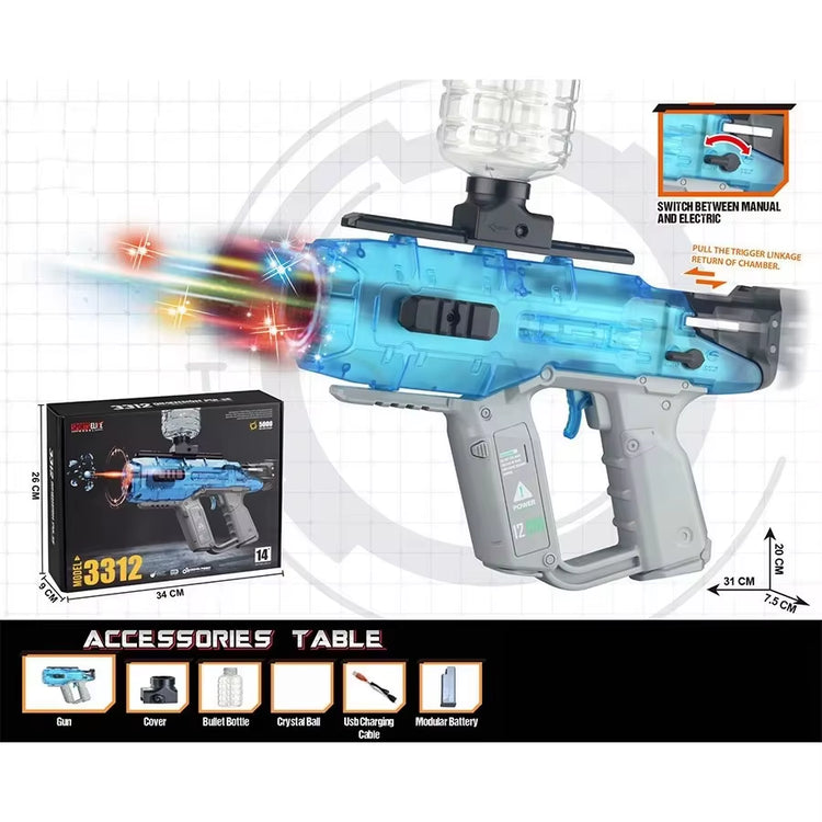 Electric Ball Blaster, Rechargeable Battery, Automatic, Outdoor Games Toys for Activities Team Game M249