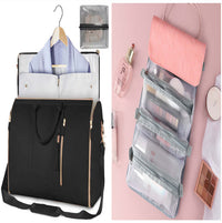 Large Capacity Travel Duffle Bag Women's Handbag Folding Suit Bag Waterproof Clothes Totes | Silver Fox Sales