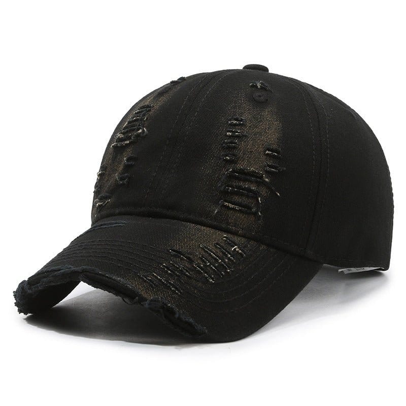 Street Hole Vintage Baseball Cap Men Do The Old Cowboy Washed | Silver Fox Sales
