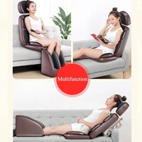 Electric Full Body Massage Chair Neck Back Waist Massage Cushion Heat & Vibrate Massage Pad as a Gift for Wife Parents 110V/220V