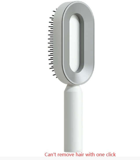Self cleaning hair brush for women with unique design for easy detangling and scalp massage, ensuring healthy hair care.