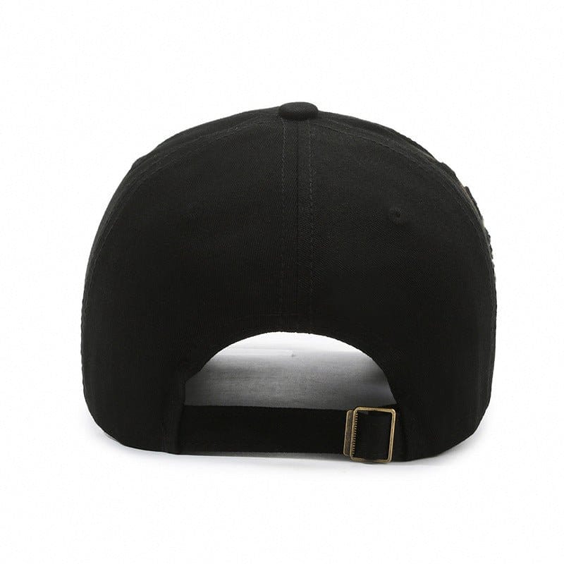 Street Hole Vintage Baseball Cap Men Do The Old Cowboy Washed | Silver Fox Sales