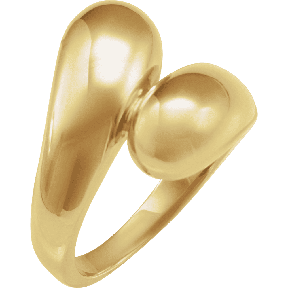 Dualité Sculptée Ring 14K Yellow Gold | Silver Fox Sales