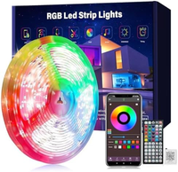 Ledagic RGB LED strip lights with app and remote