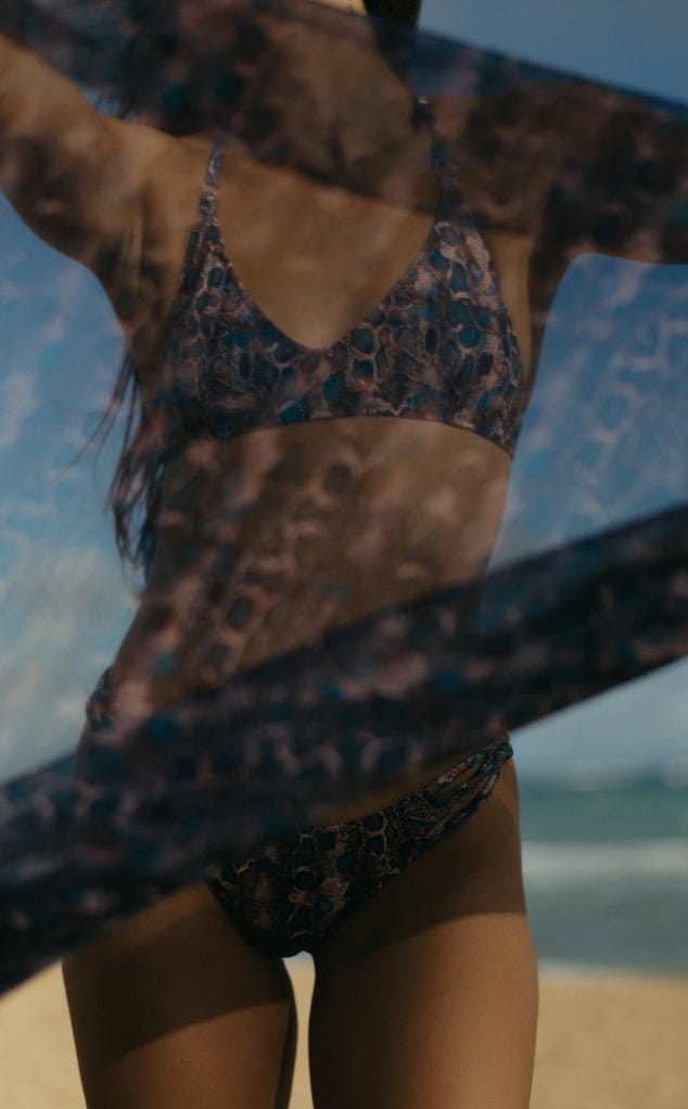 North Shore T-Back Bikini Top | Silver Fox Sales