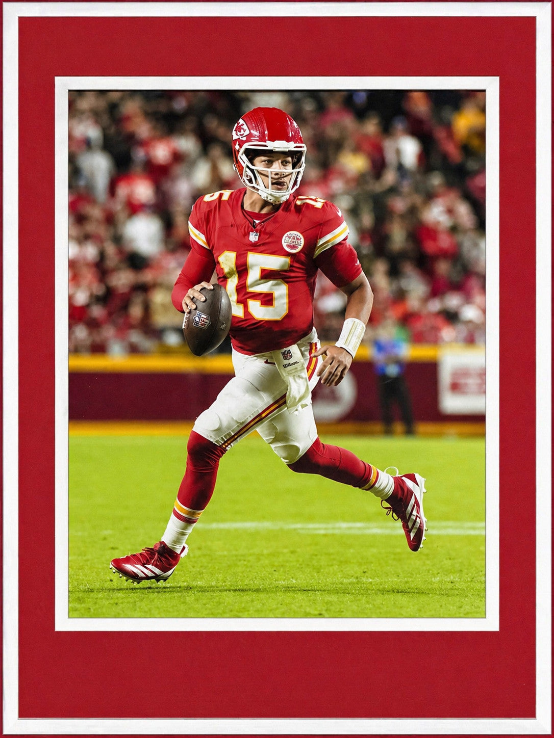 Patrick Mahomes signed jersey detail