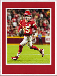Patrick Mahomes signed jersey detail