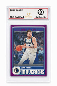 Luka Doncic 2023-24 Hoops Tribute 295 Hyper Red /99