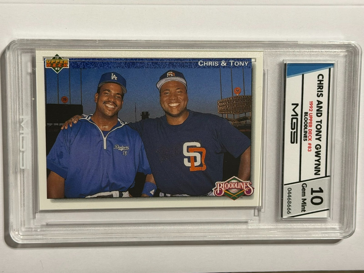 1992 Upper Deck Bloodlines 83 Tony Gwynn Chris Gwynn