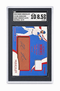 Edwin Rios 2020 Immaculate auto patch /49 SGC 8.5
