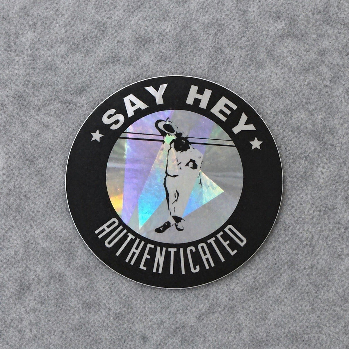 Say Hey Foundation certificate of authenticity