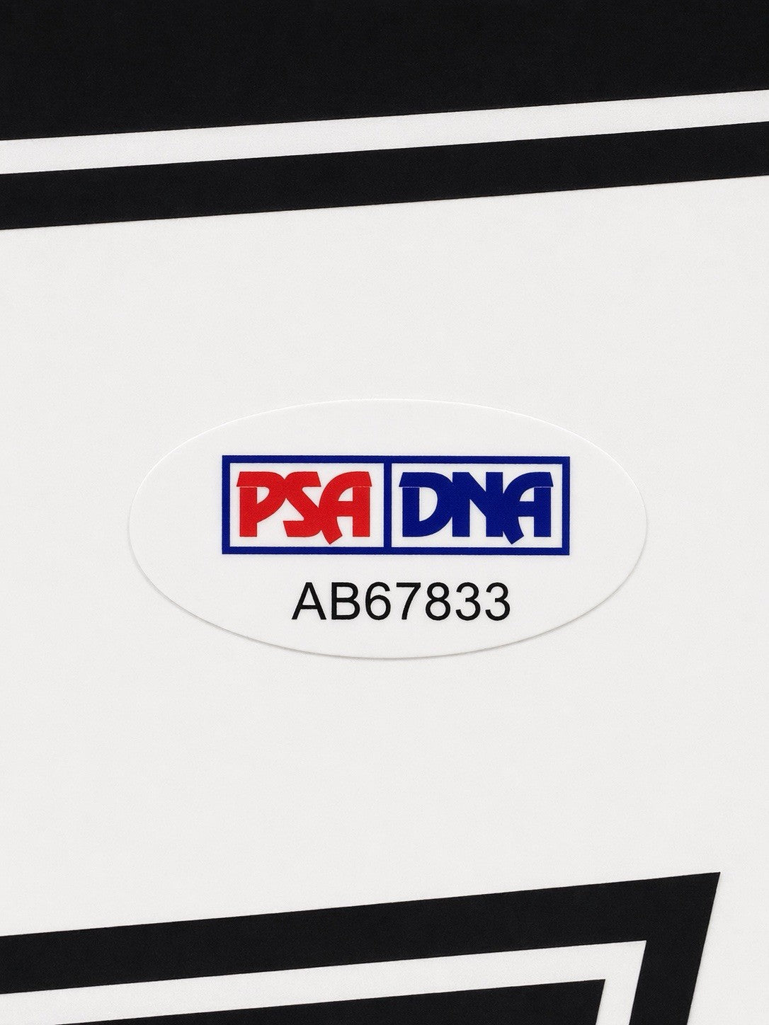 PSA/DNA authentication sticker