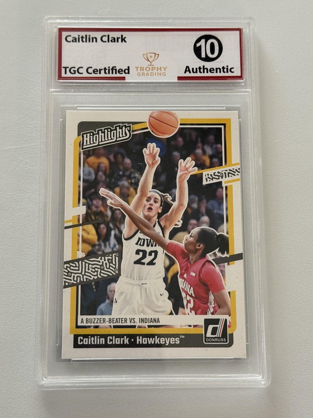Caitlin Clark 2024 Panini Caitlin Clark Collection Highlights H6