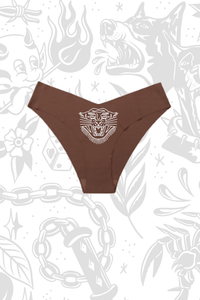 Tiger V-Cut Cheeky Panties | Silver Fox Sales