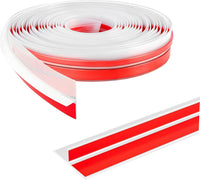 20-foot clear silicone weather stripping roll